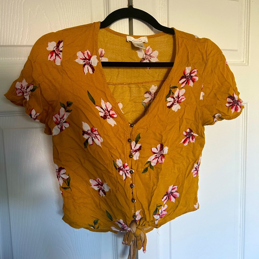 Women’s Floral Blouse - S - EUC
